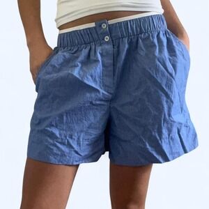 Zara blue shorts